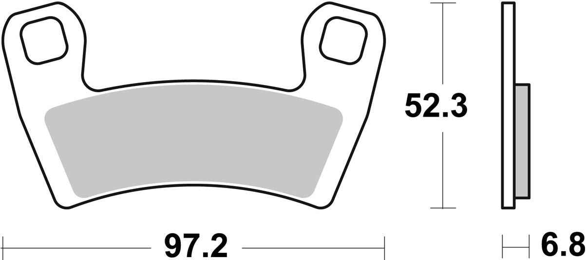 Sbs Jarrupalat Sintered Offroad