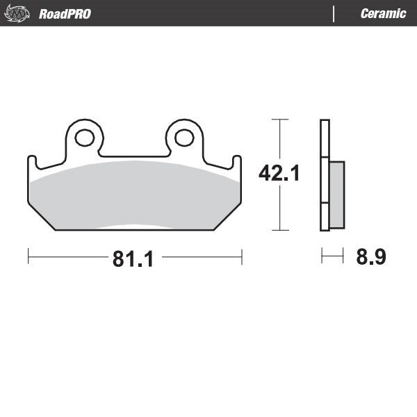 Moto-Master Brake pad RoadPRO Ceramic