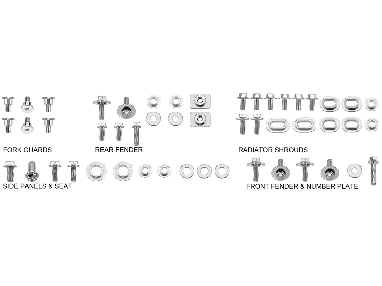 Psychic Body Panel Hardware Pack Yamaha