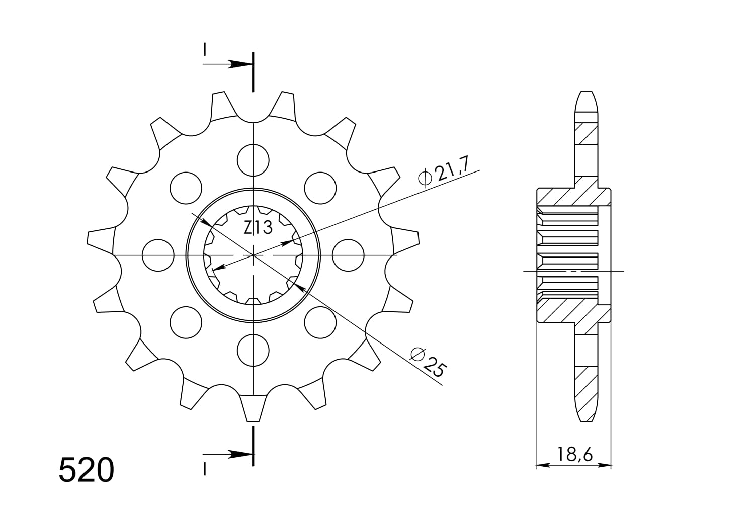 Supersprox / JT Front sprocket 1538.14