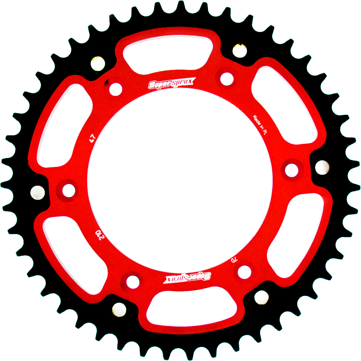 Supersprox Stealth takaratas Punainen