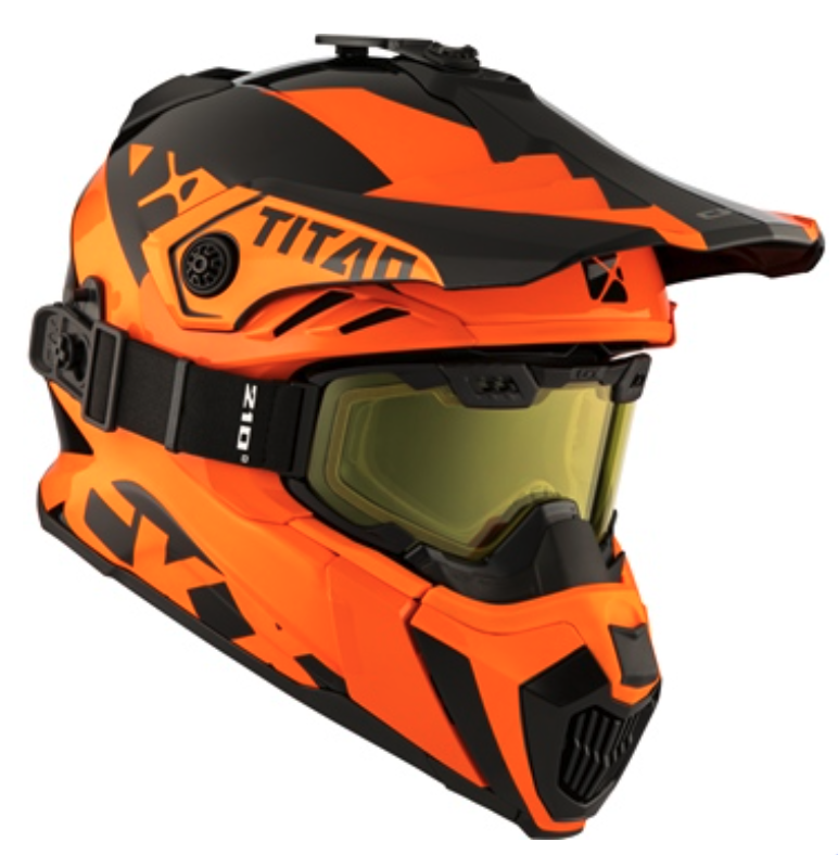TITAN Airflow Кроссовый Шлем + Снегоходные очки