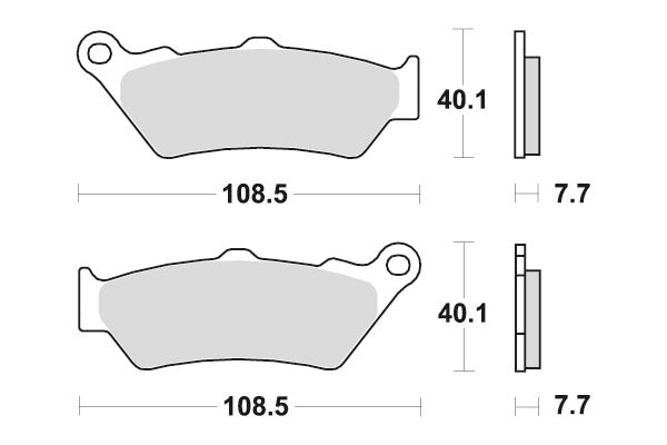 Sbs Jarrupalat Sintered Offroad