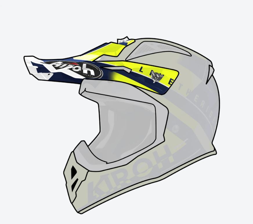 Aviator ACE Kypärän Lippa