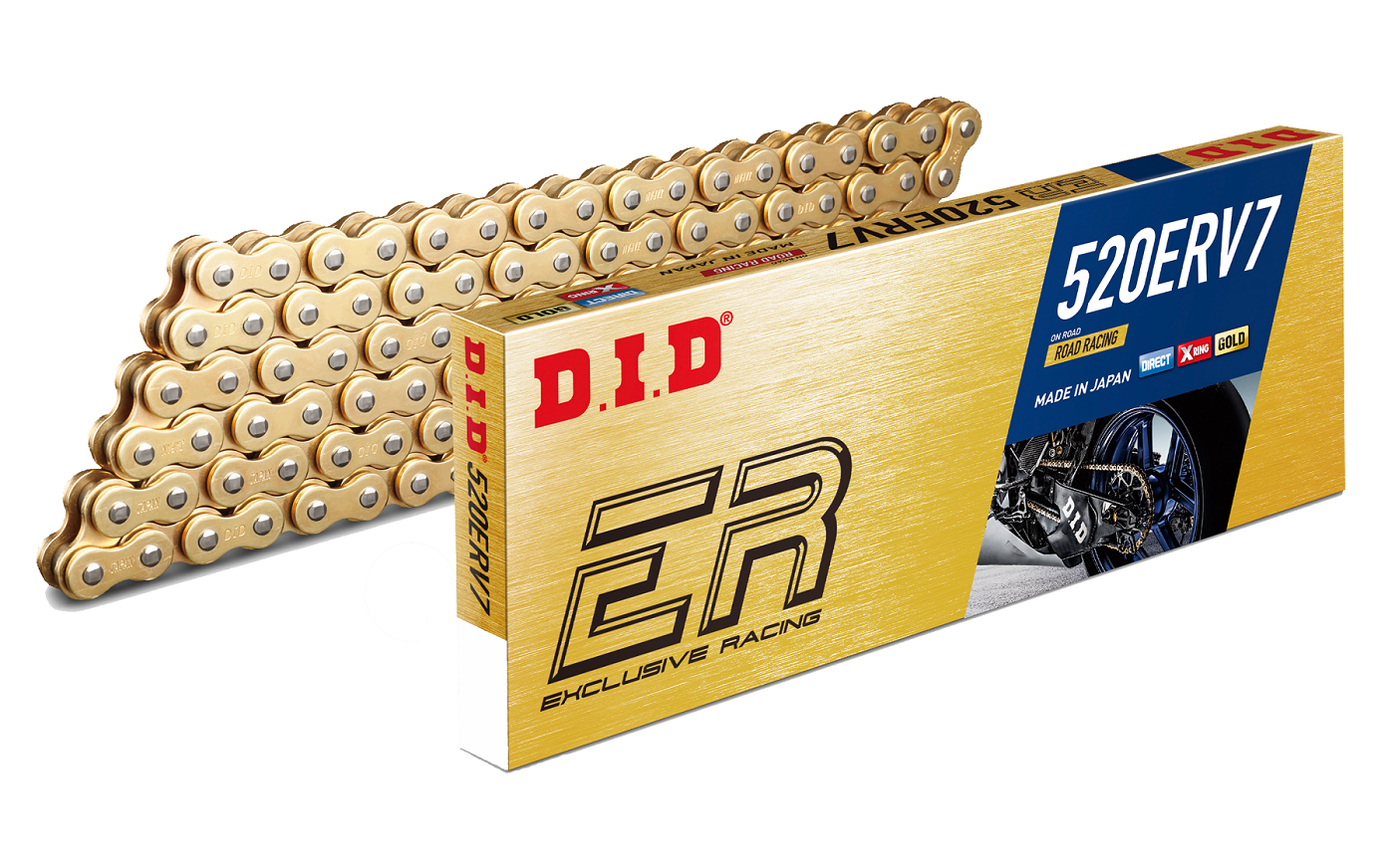 D.I.D 520ERV7 G&G Ketju+Niittil. (ZJ)