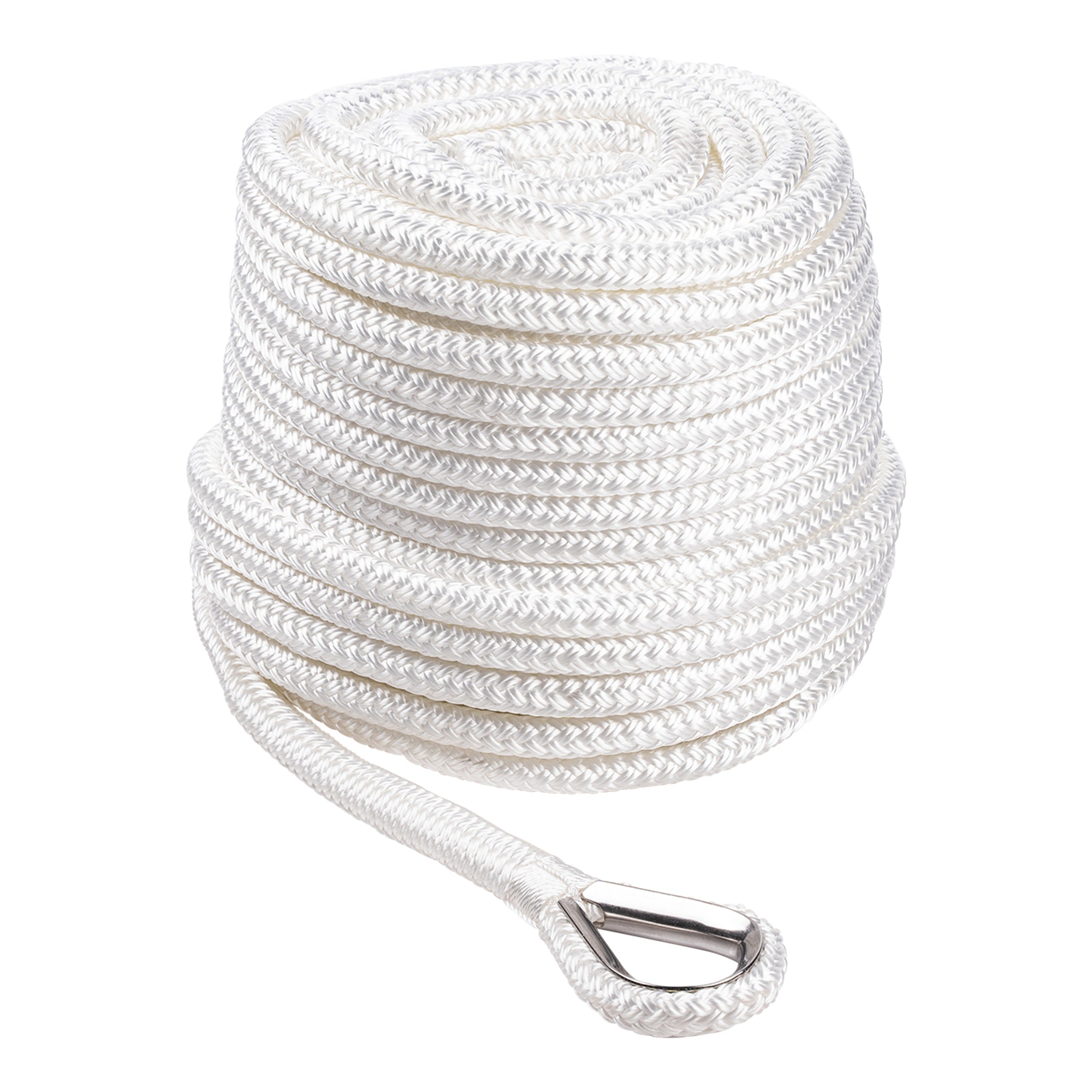 Qvarken Ankkuriköysi Dockline koussilla 12mm 35m valkoinen