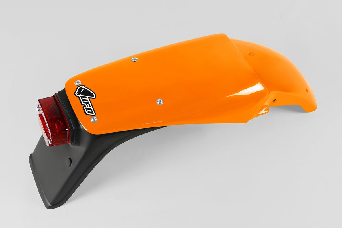 UFO Enduro rear fender whit tail/stop light KTM125-360 SX 93-97 Orange