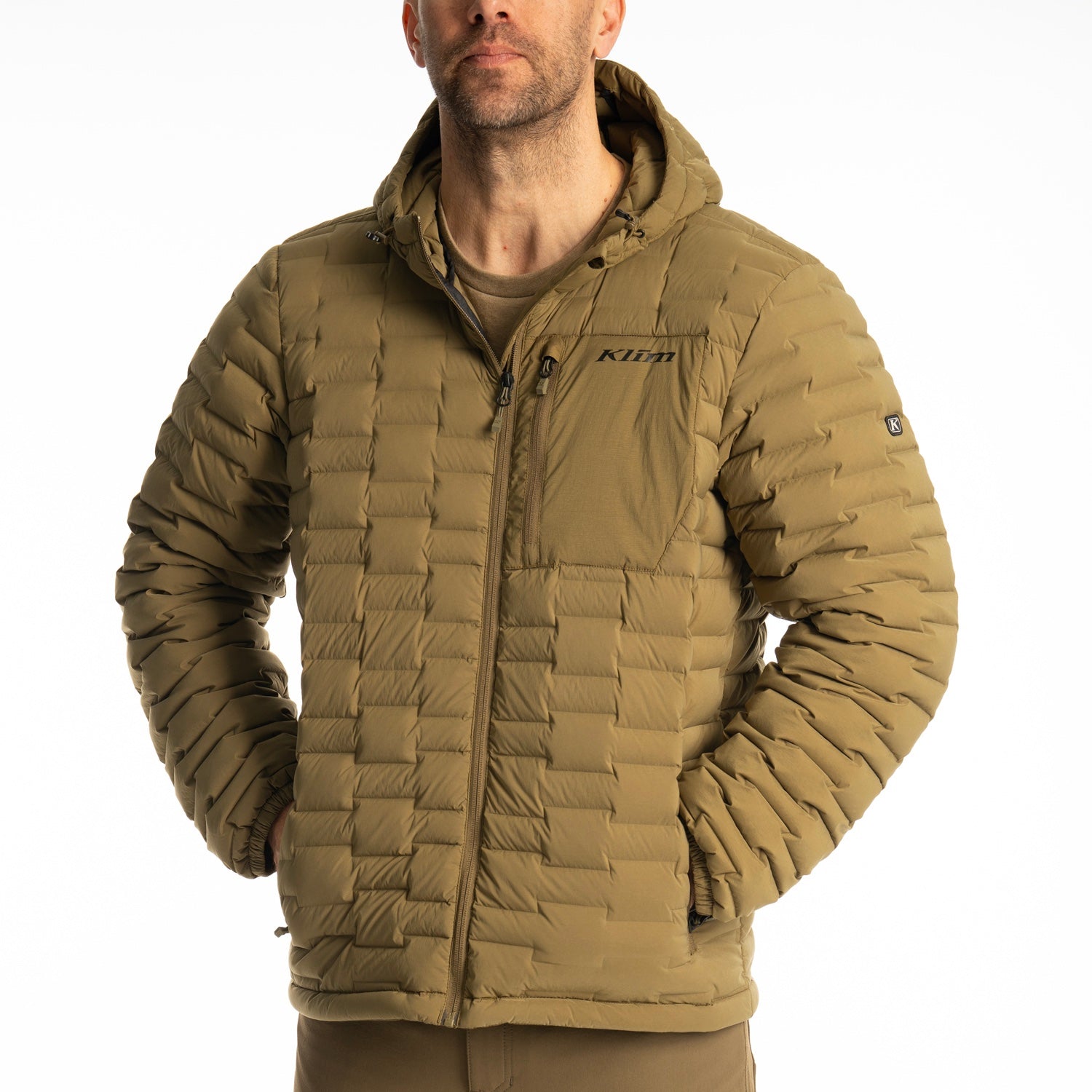 Boulder Stretch Down Hooded Jacket