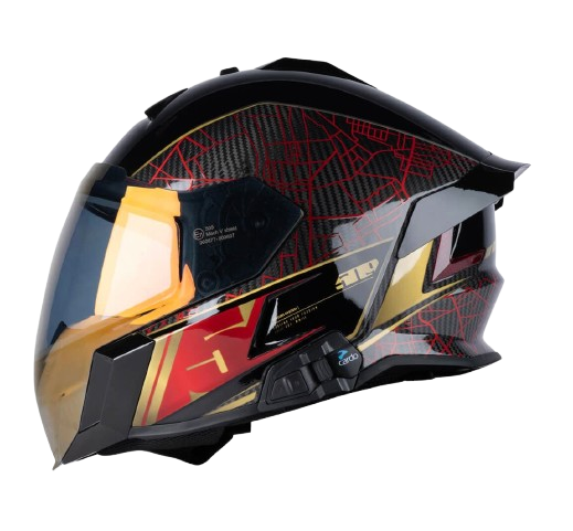 Mach V Carbon Commander Helmet