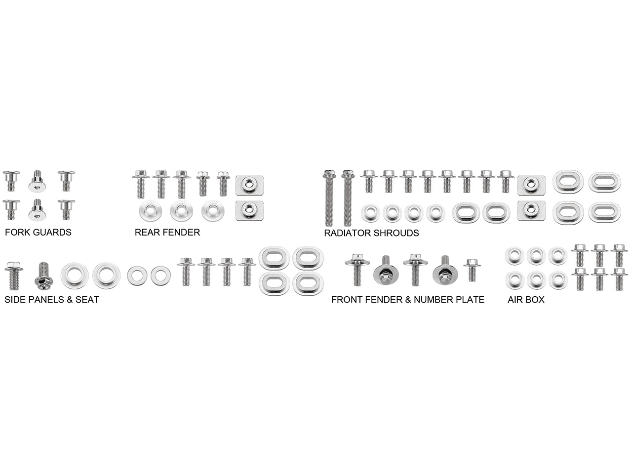 Psychic Body Panel Hardware Pack Yamaha