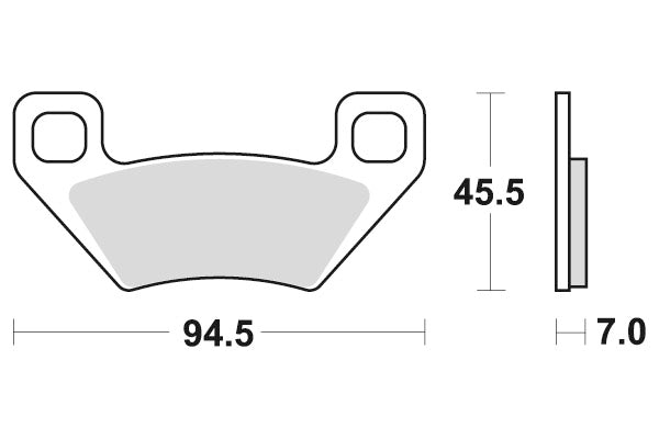 Sbs Jarrupalat Sintered Offroad