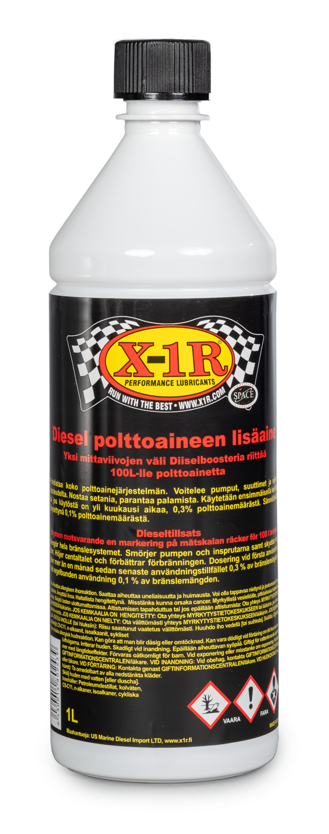 X-1R polttoaineen lisäaine + booster (diesel) 1L
