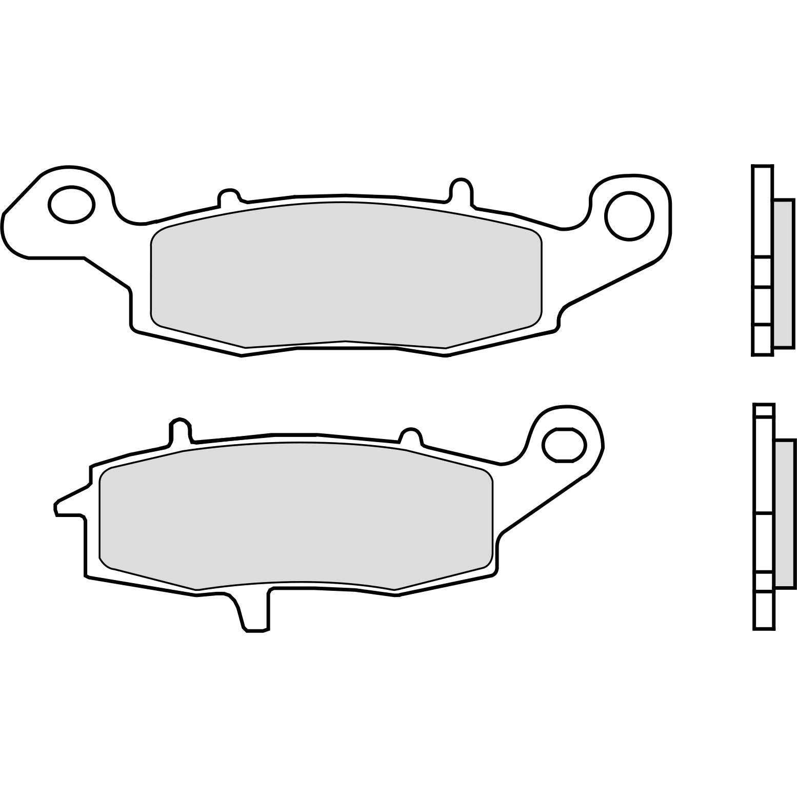 Brembo Jarrupalat Taakse Sintered Road