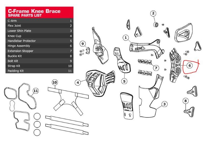 Hinge assembly C-Frame