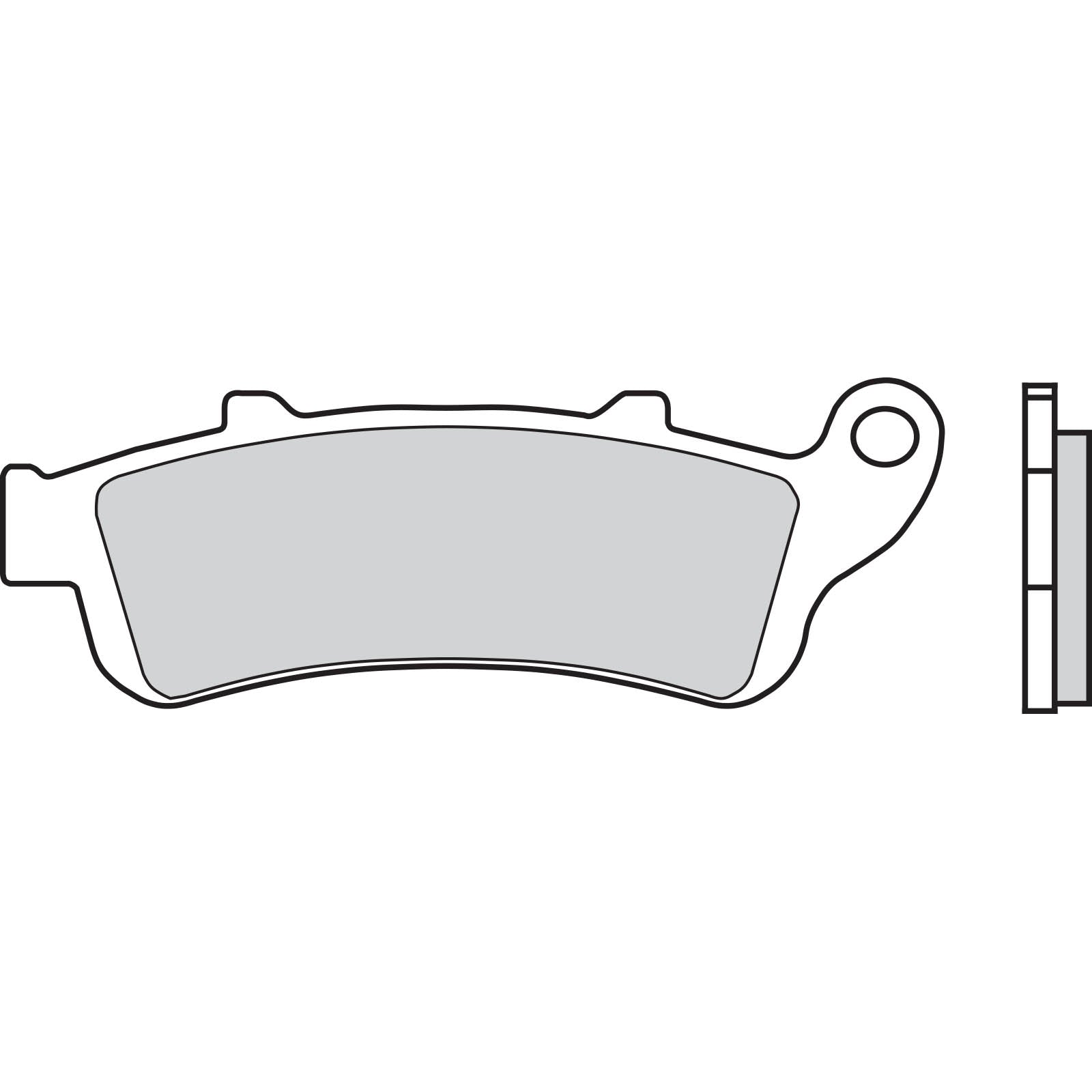Brembo Jarrupalat Eteen Sintered Road