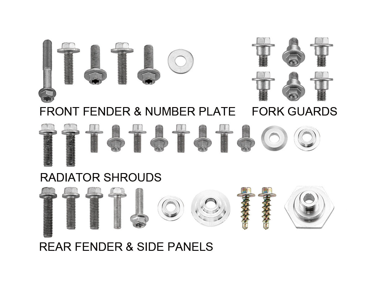 Psychic Body Panel Hardware PackKtm