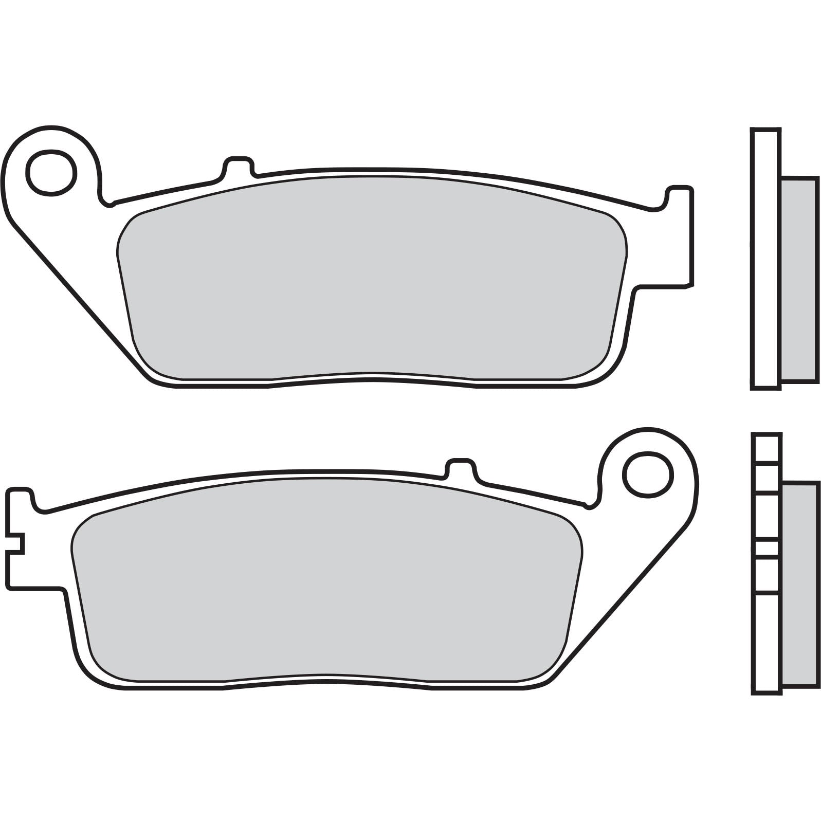Brembo Jarrupalat Eteen Sintered Road