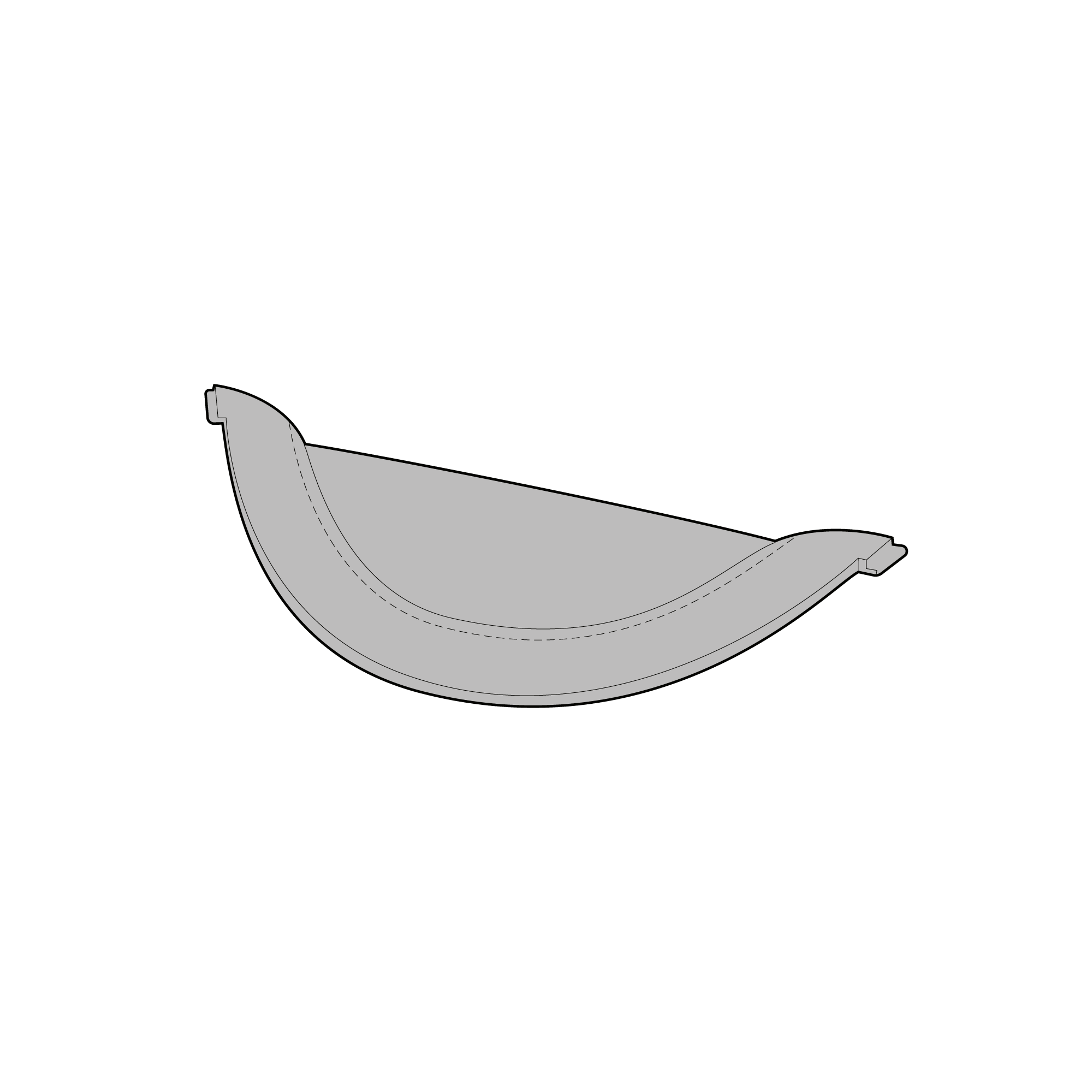 Darksome Chin Curtain