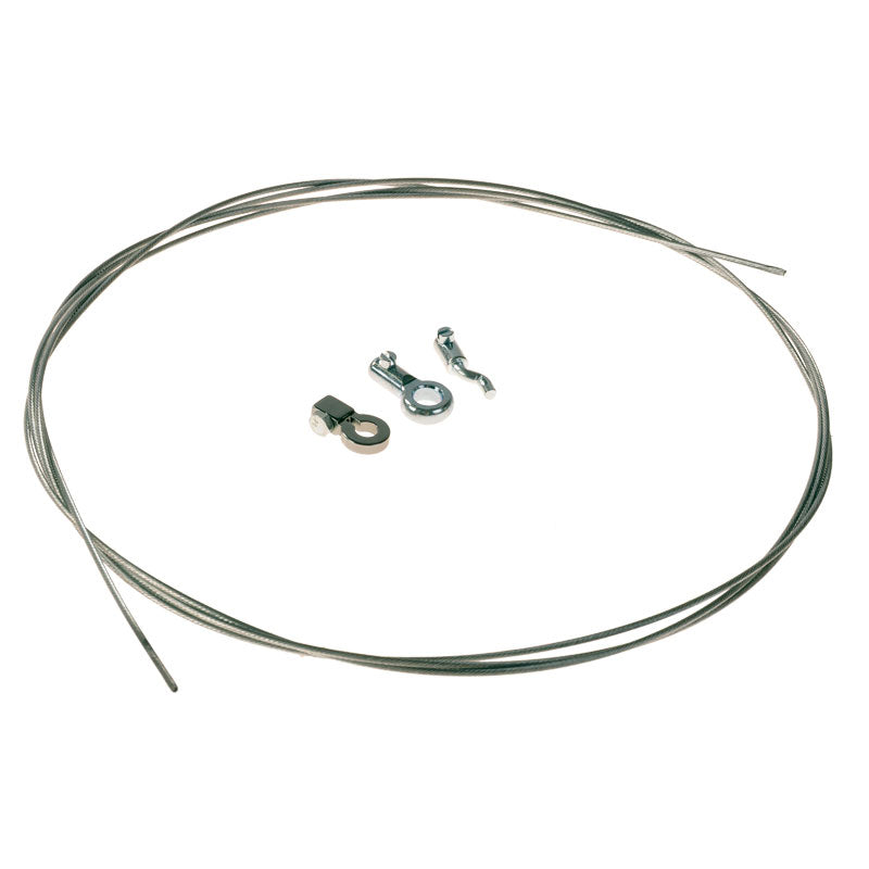 Rotary Vaijerin korjaussarja, (1) Vaijeri Ø2mm p. 2,5m, (1) Z-nippa, (2) O-nippa