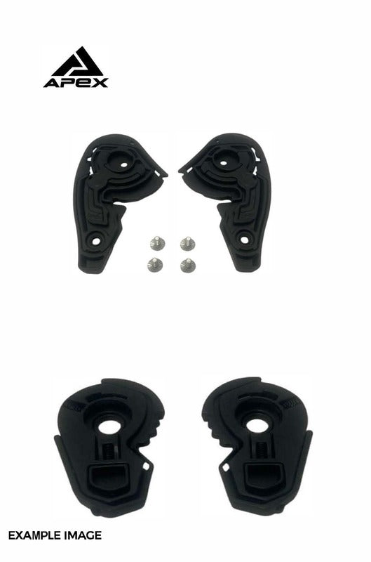APEX MI100 Visor plates inc. Screws