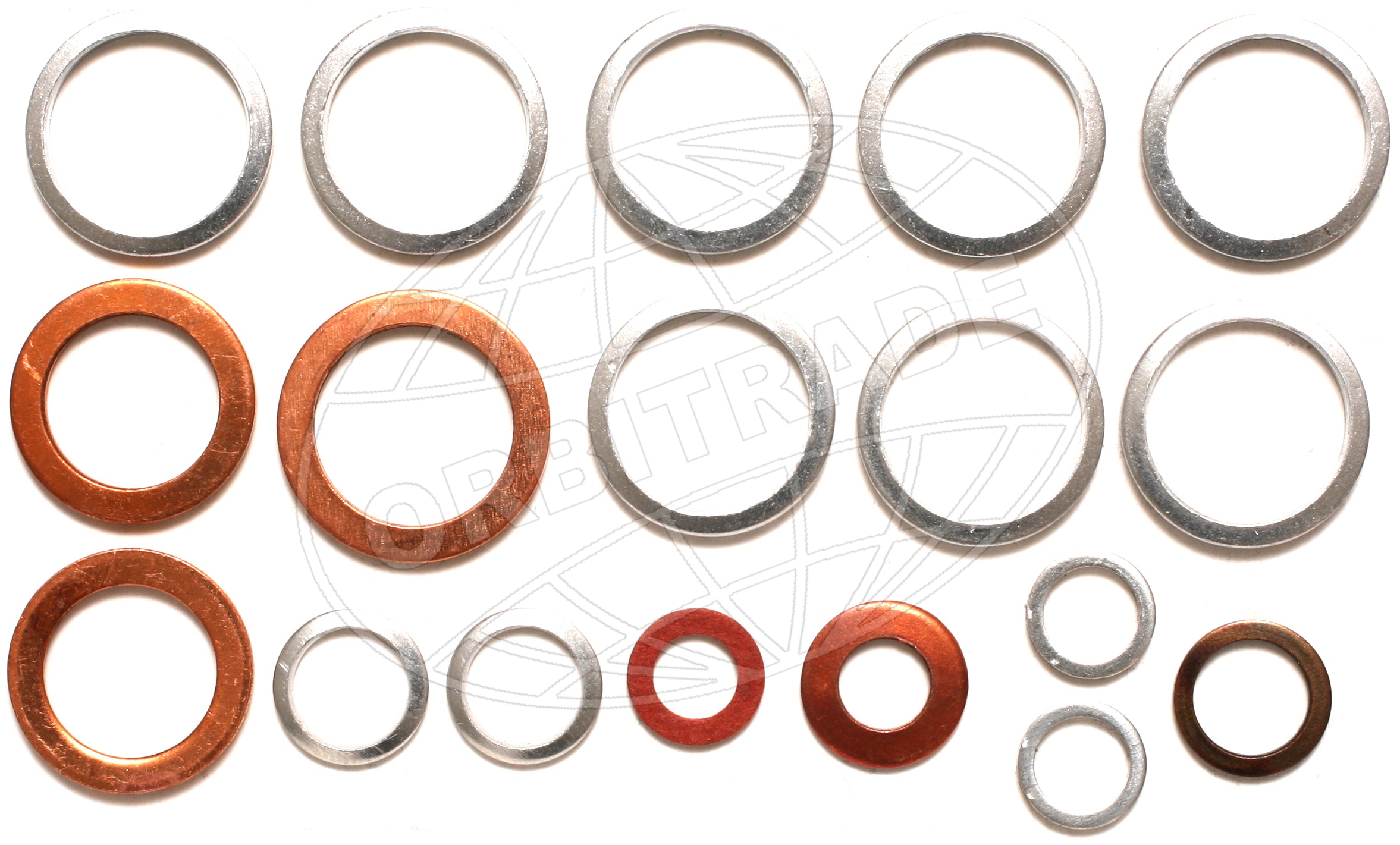 Orbitrade, sealing washer kit