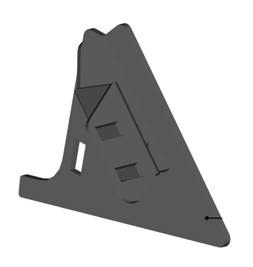 DFK FRONT BOTTOM LEDGE LEFT HOLDER WELDED