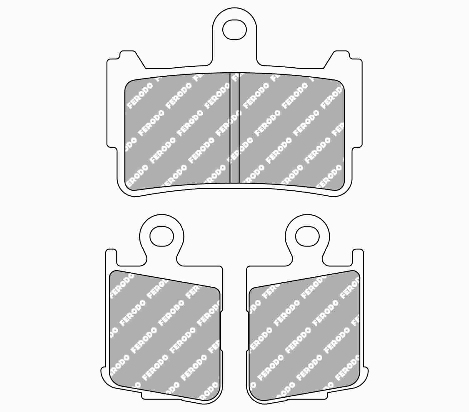 Ferodo jarrupalat Sinter Grip: Honda VFR1200F