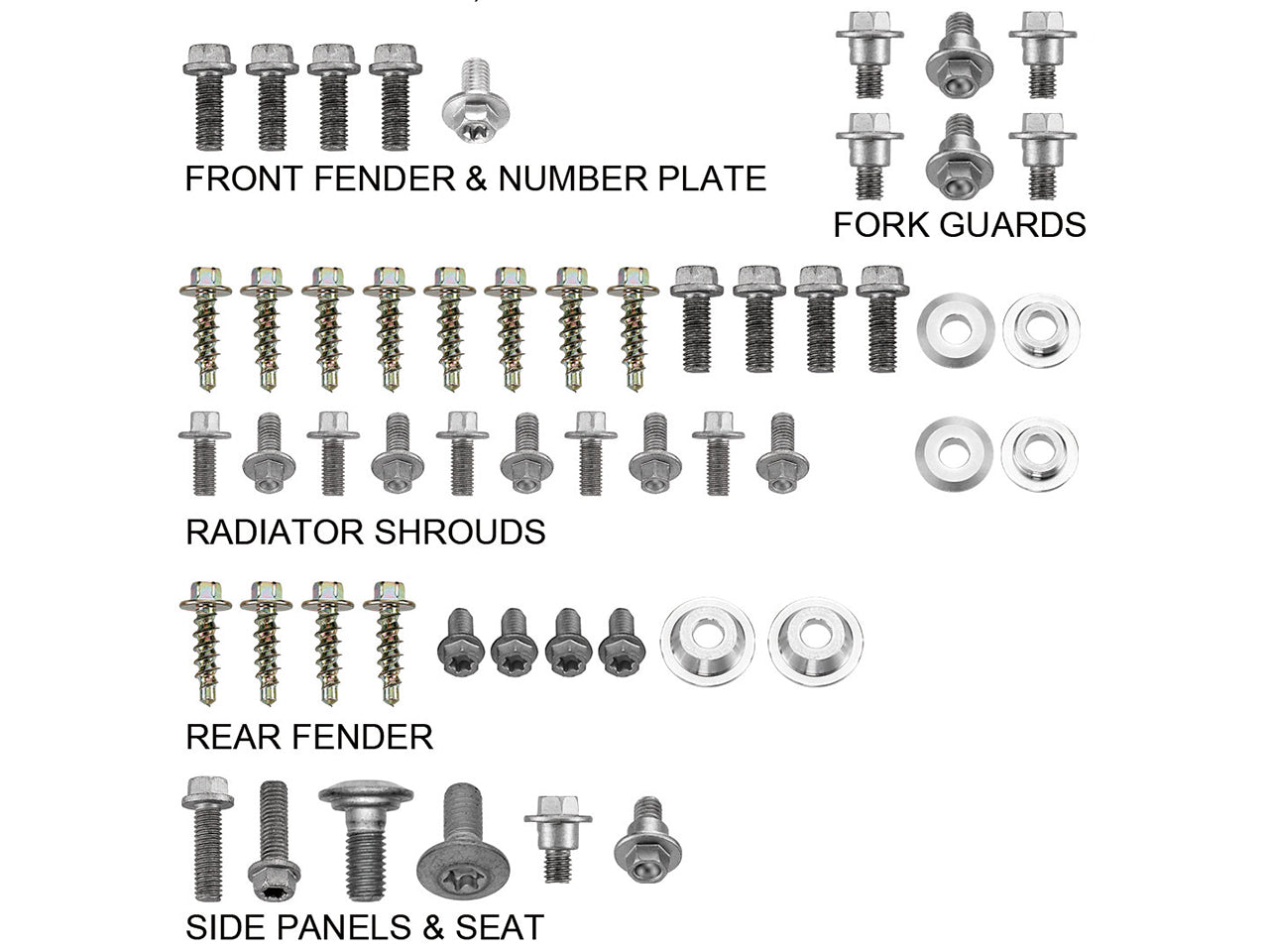 Psychic Body Panel Hardware PackKtm