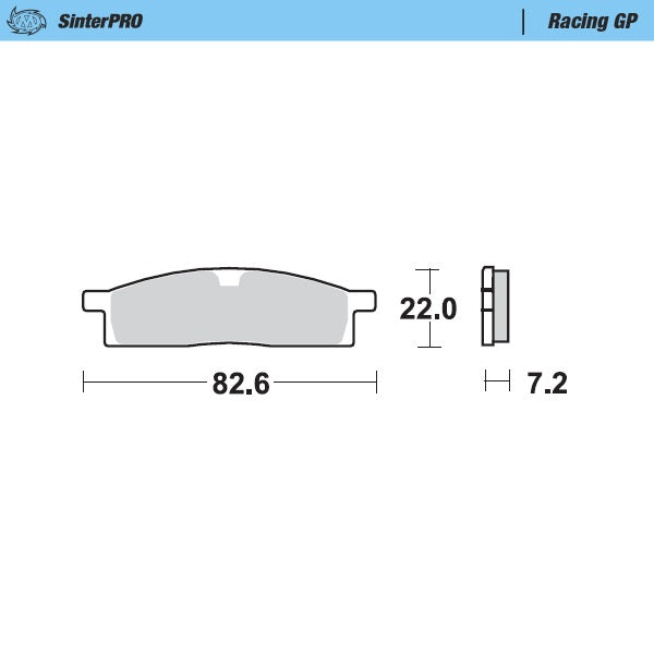 Moto-Master Brakepad Yamaha: YZ 80-85