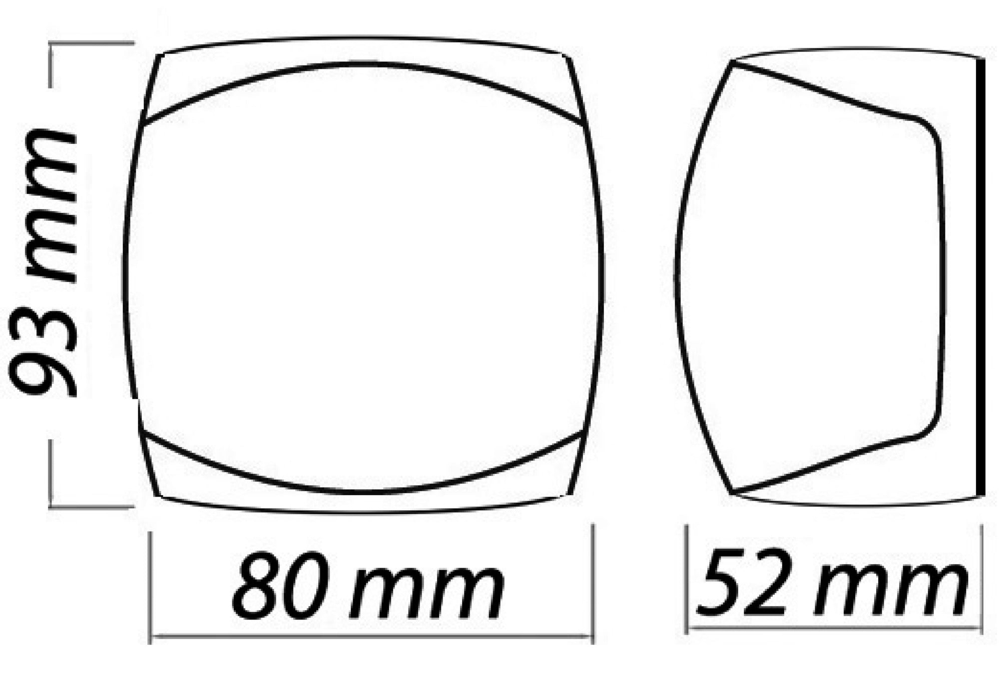 Kulkuvalo LED Sphera III perävalo
