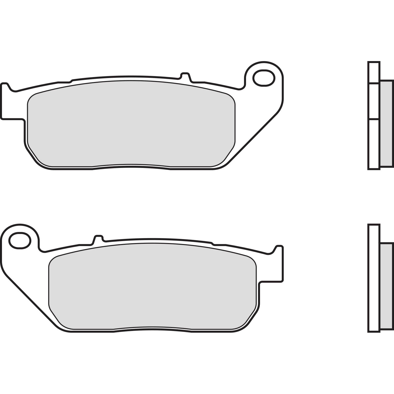 Brembo Jarrupalat Eteen Sintered Road