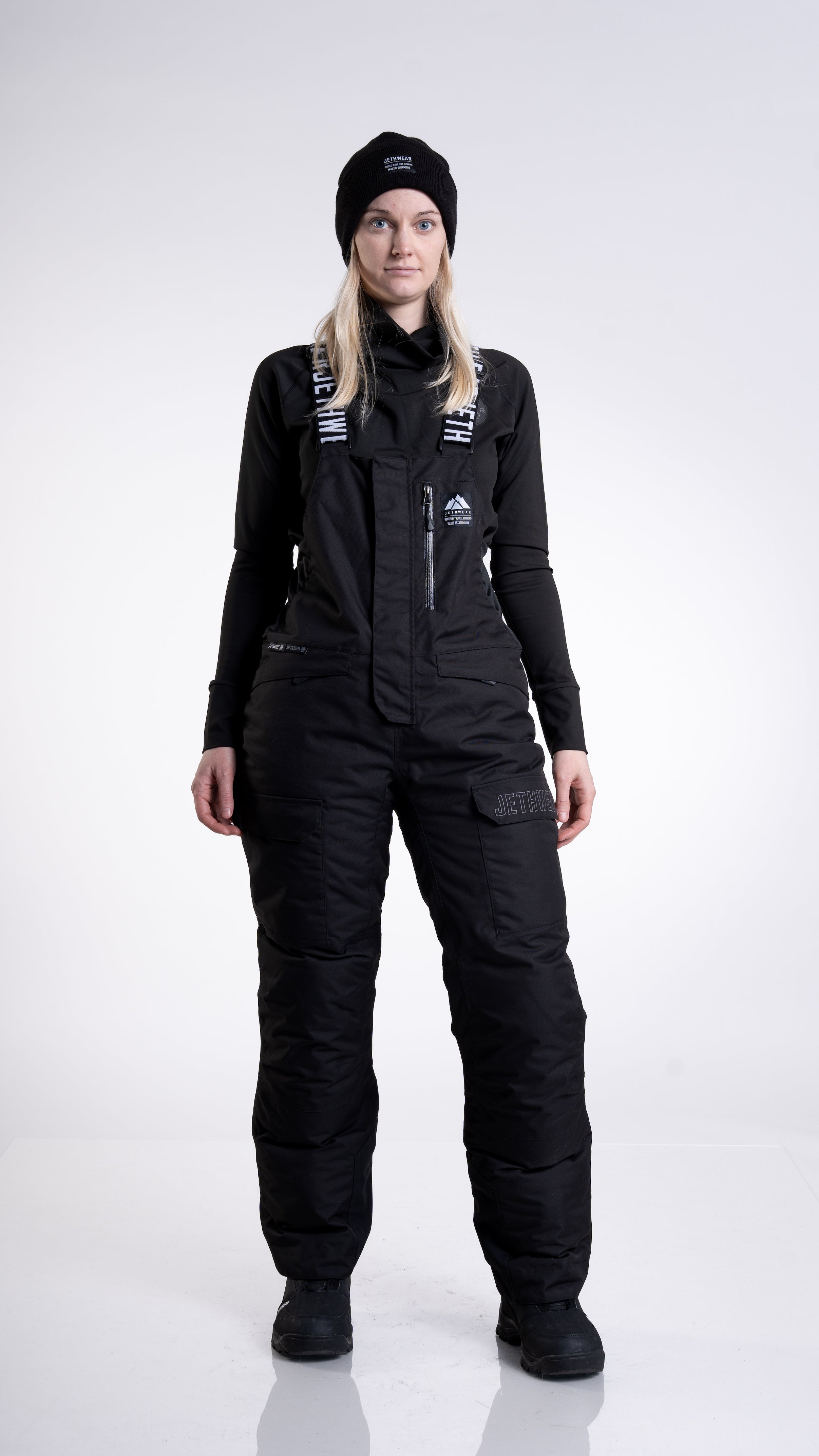 W's Bib Pant - Black - 150g