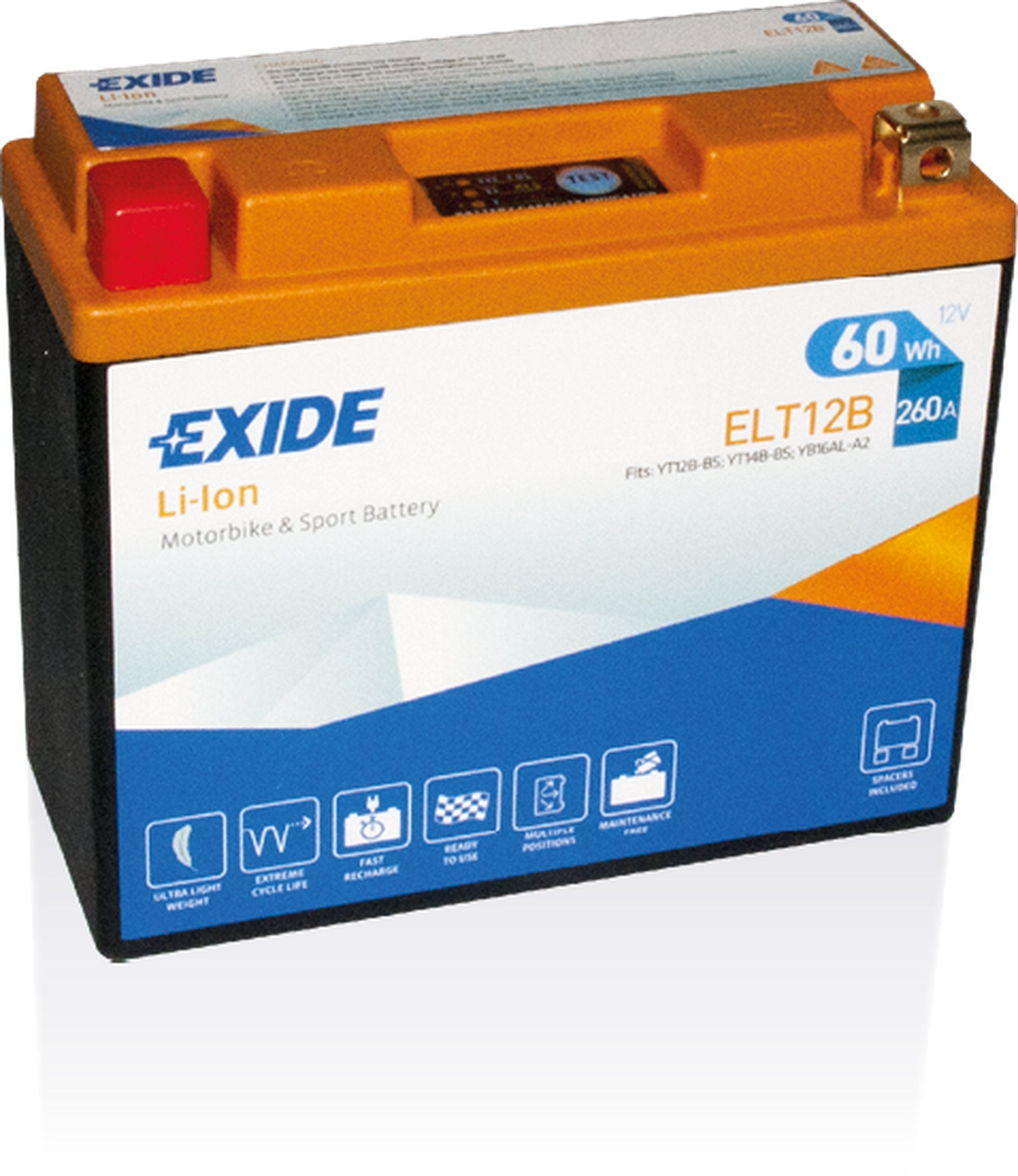 Exide akku Li-Ion ELT12B