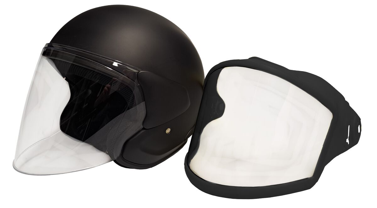 Pro Jet helmet, double visor