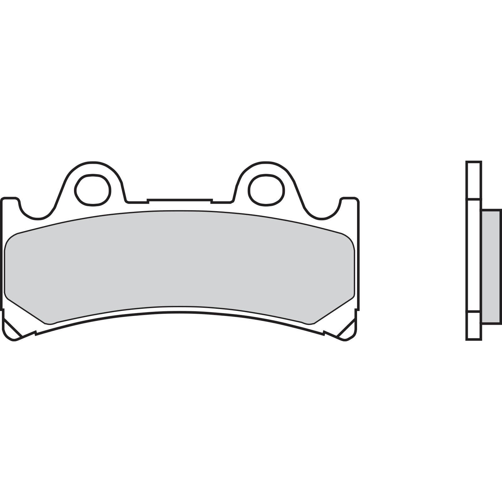 Brembo Jarrupalat Eteen Sintered Road