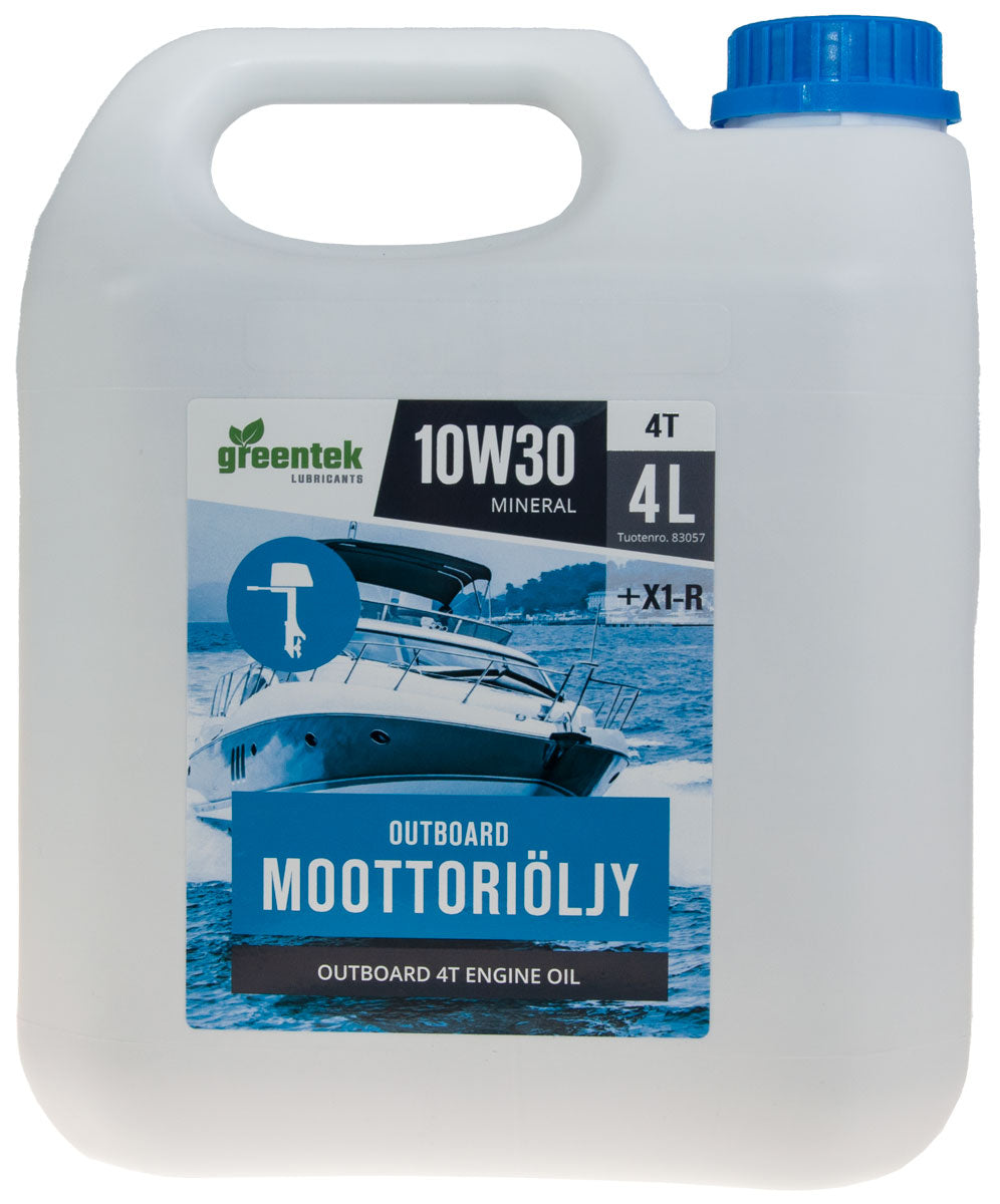 Greentek Outboard 10W30 4L moottoriöljy perämoottorit
