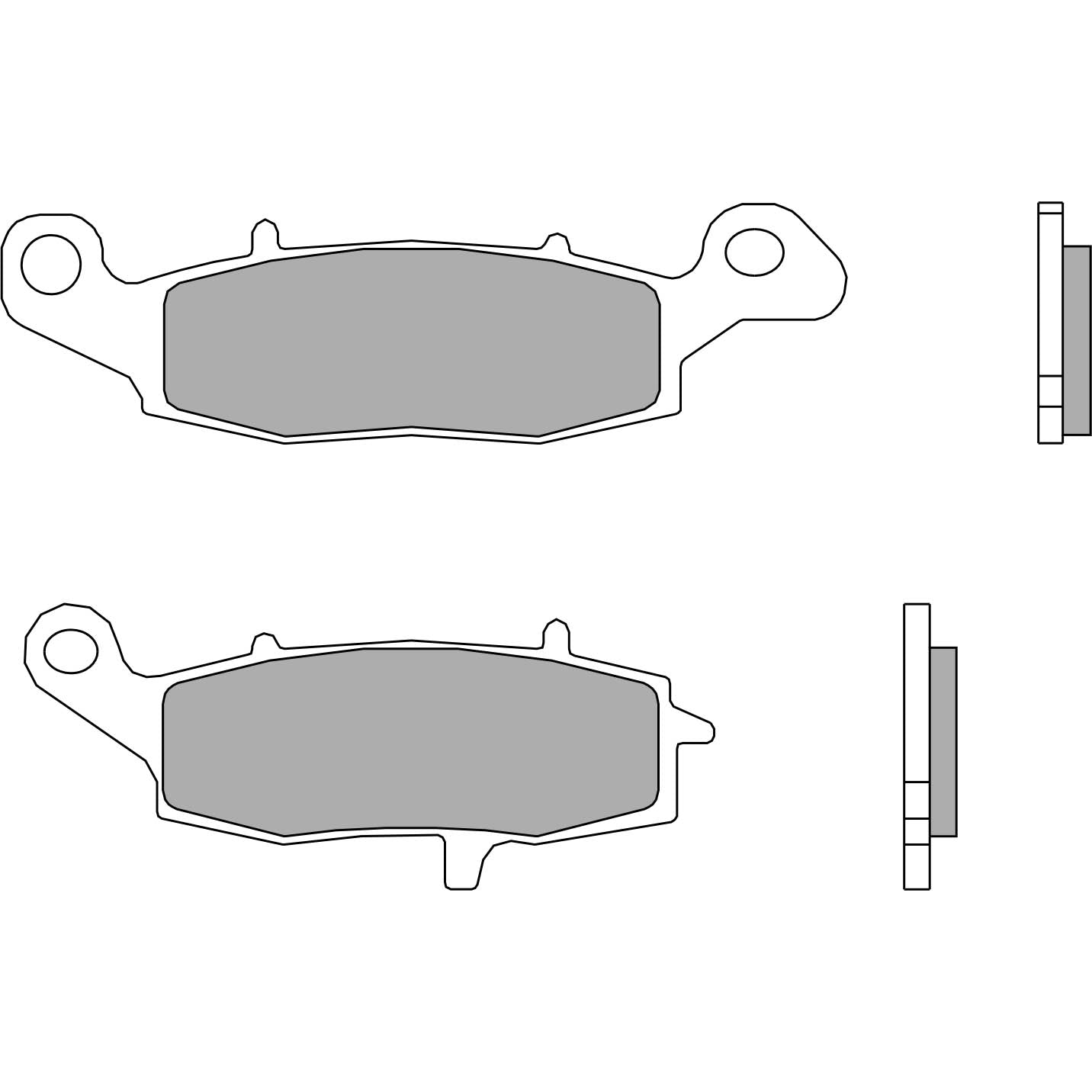 Brembo Jarrupalat Eteen Sintered Road