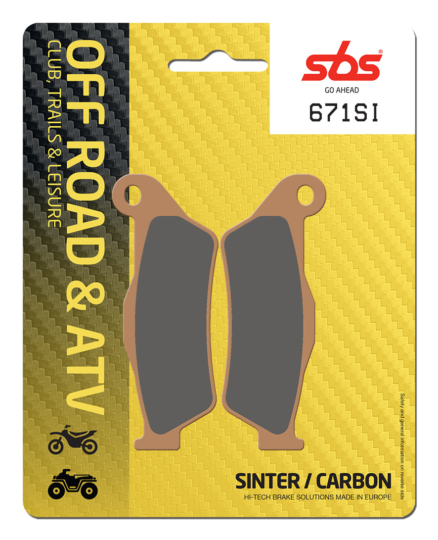 Sbs Jarrupalat Sintered Offroad