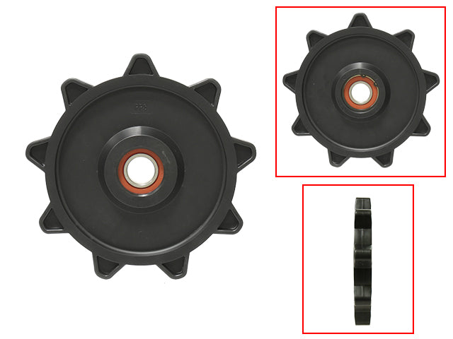 Sno-X Kääntöpyörä 2,52 180mm 9 hamp