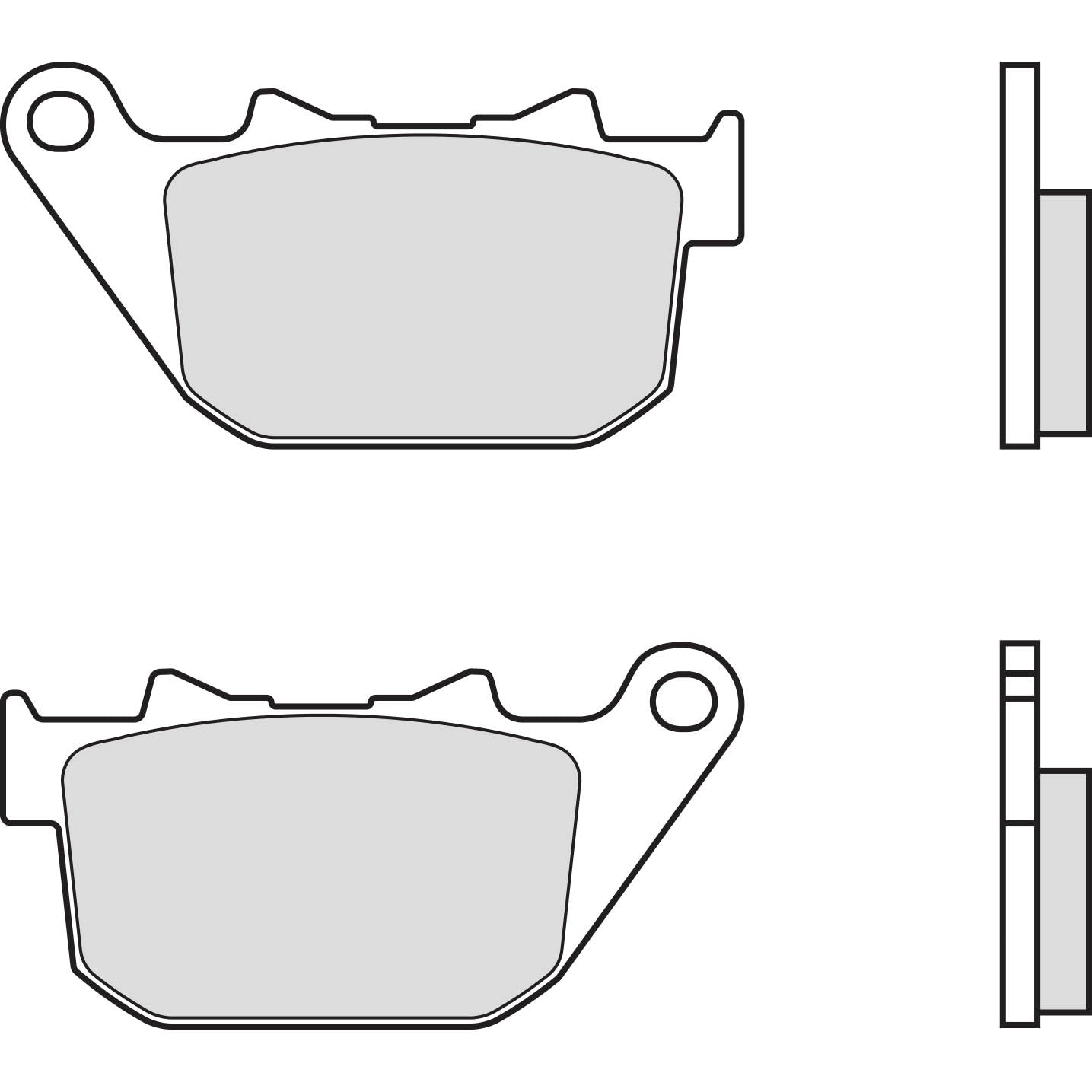 Brembo Jarrupalat Taakse Sintered Road