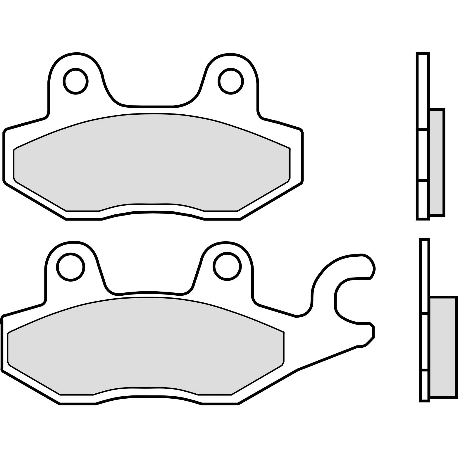 Brembo Jarrupalat Taakse Sintered Road