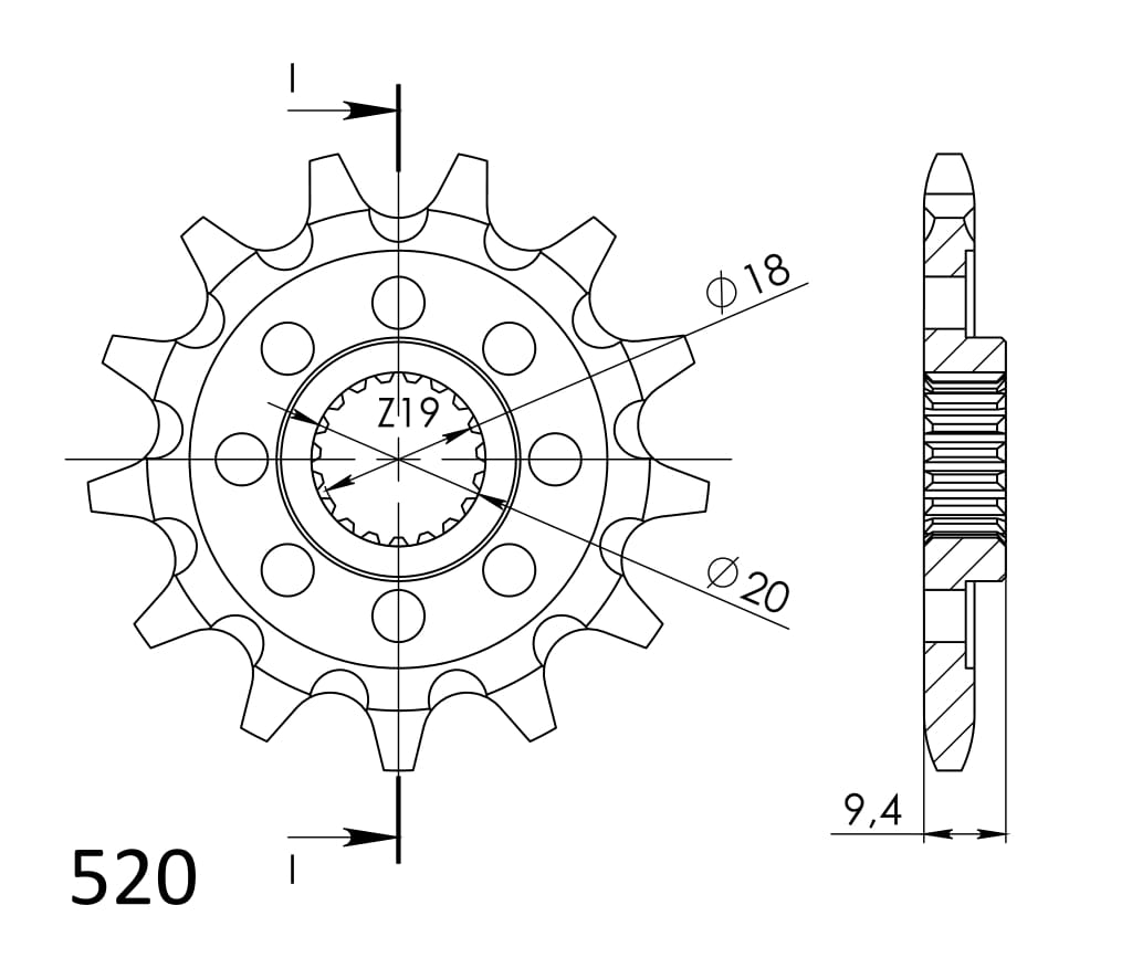 Supersprox / JT Front sprocket 1324.13