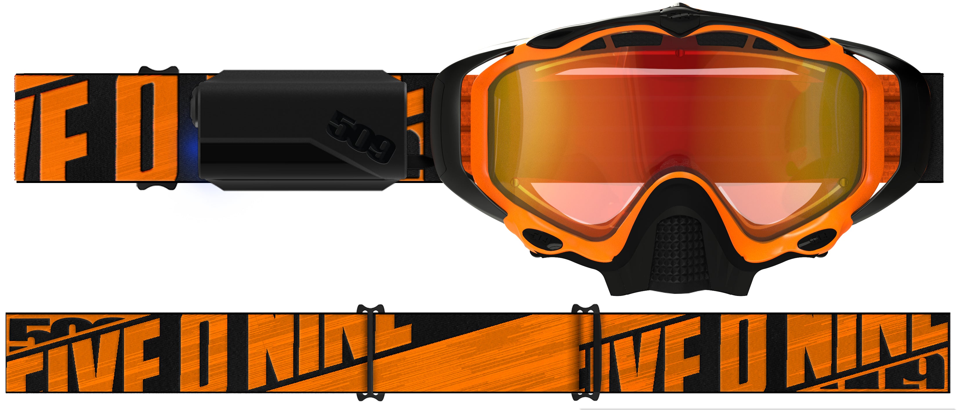 Sinister X5 Ignite Lämmitettävät Kelkkailulasit