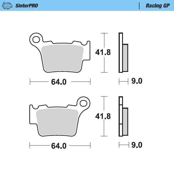 Moto-Master Brakepad KTM 200SX, 250SX, 450SX