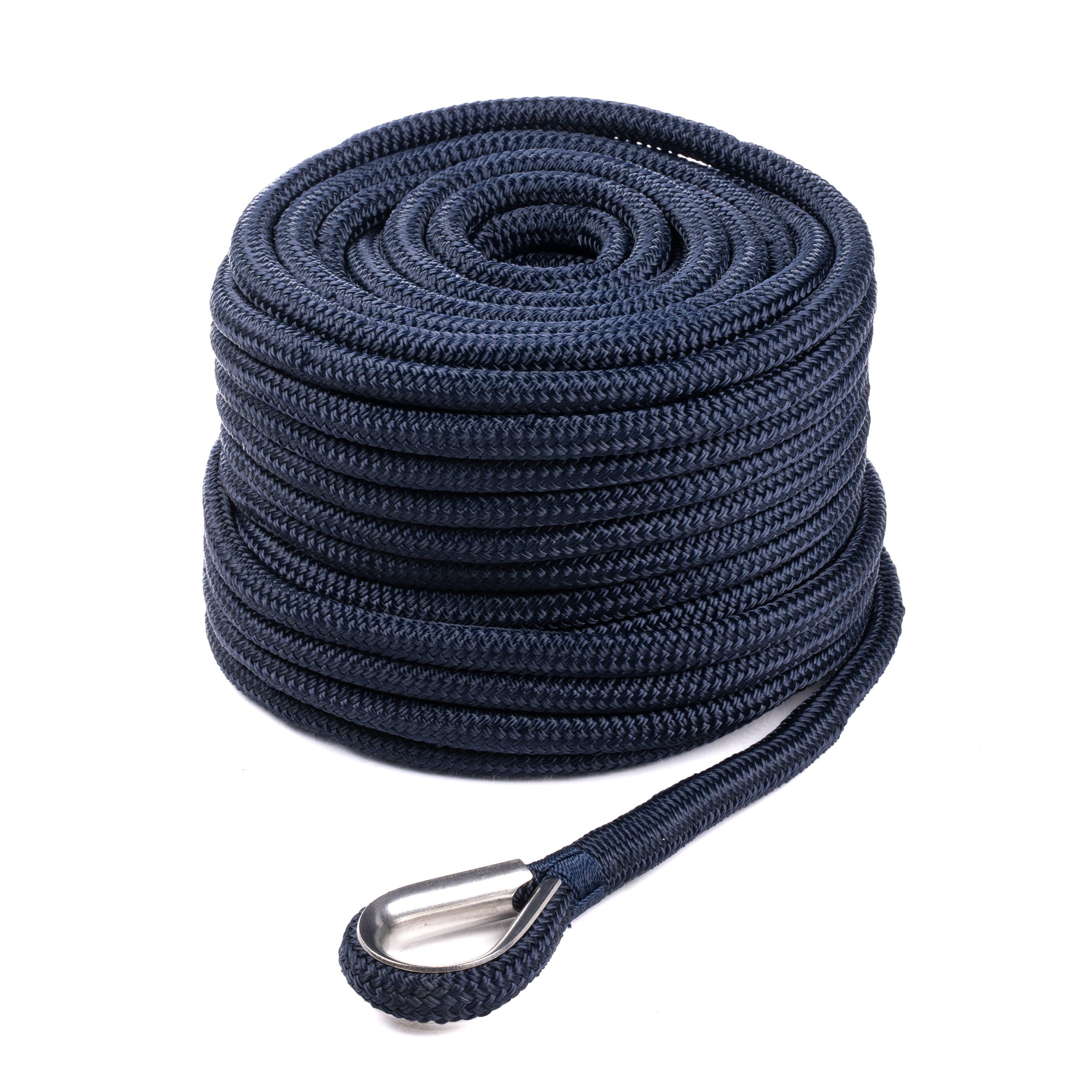 Qvarken Ankkuriköysi Dockline koussilla 12mm 35m navy sin
