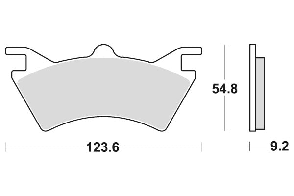 Sbs Jarrupalat Sintered Offroad