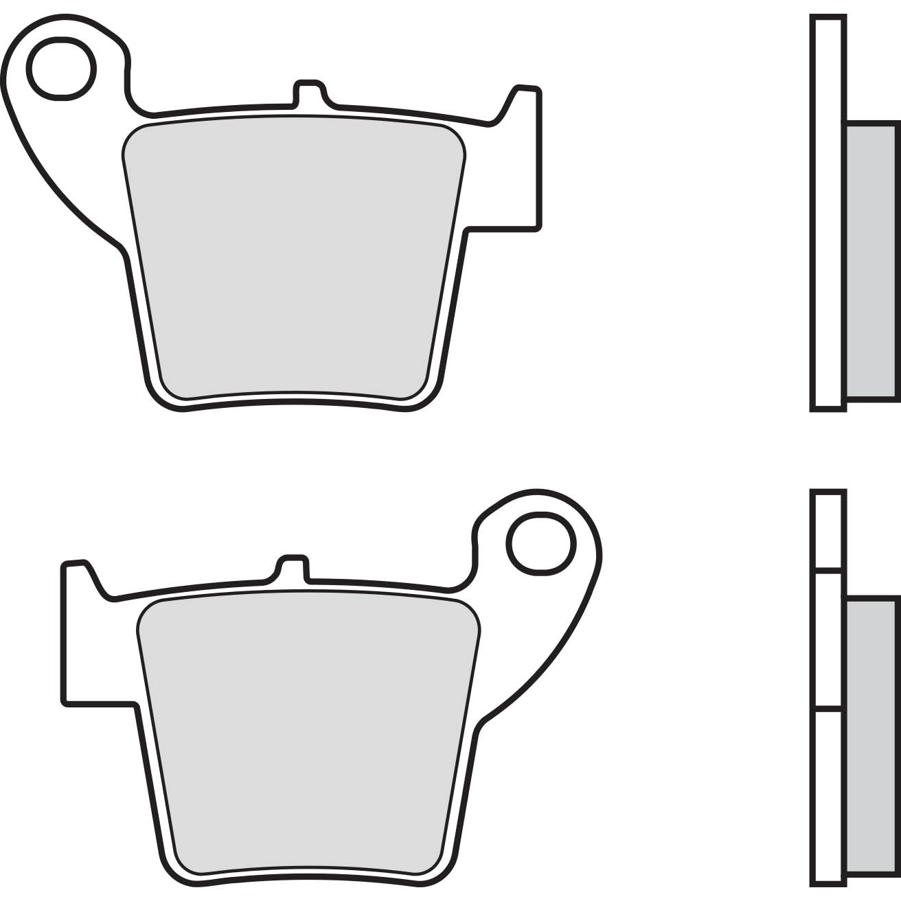 Brembo Jarrupalat Sintered Off-Road