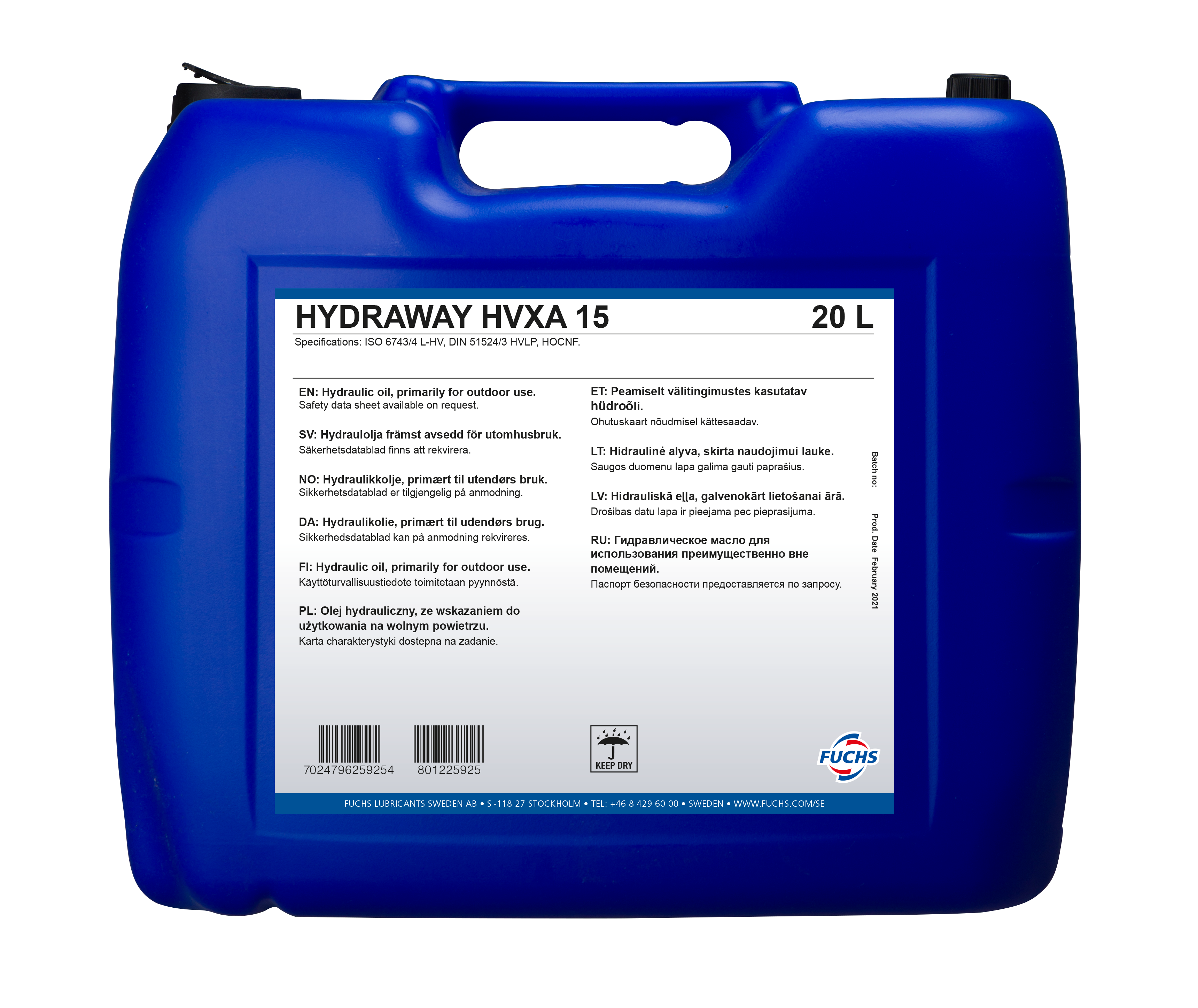 Silkolene Hydraway HVXA 15 20L
