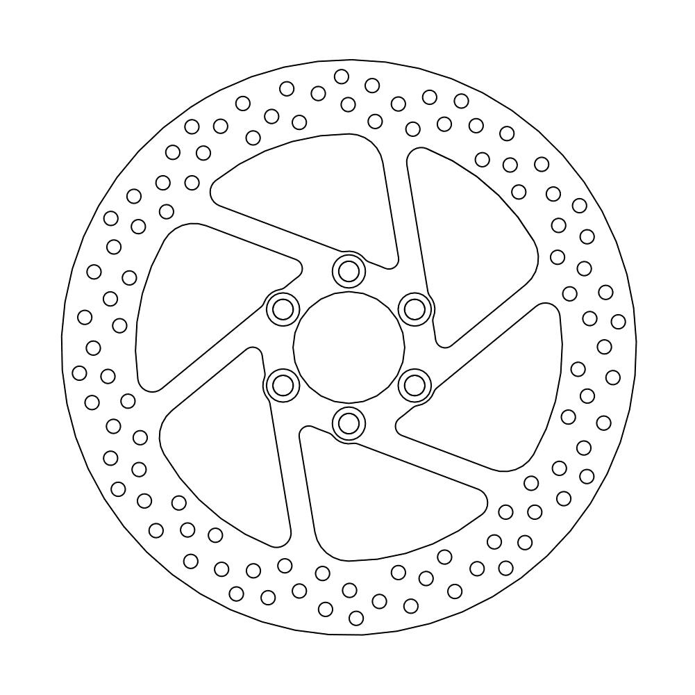 Moto-Master Halo front disc Suzuki: VS600GL Intruder, VS800GL Intruder, VS1400