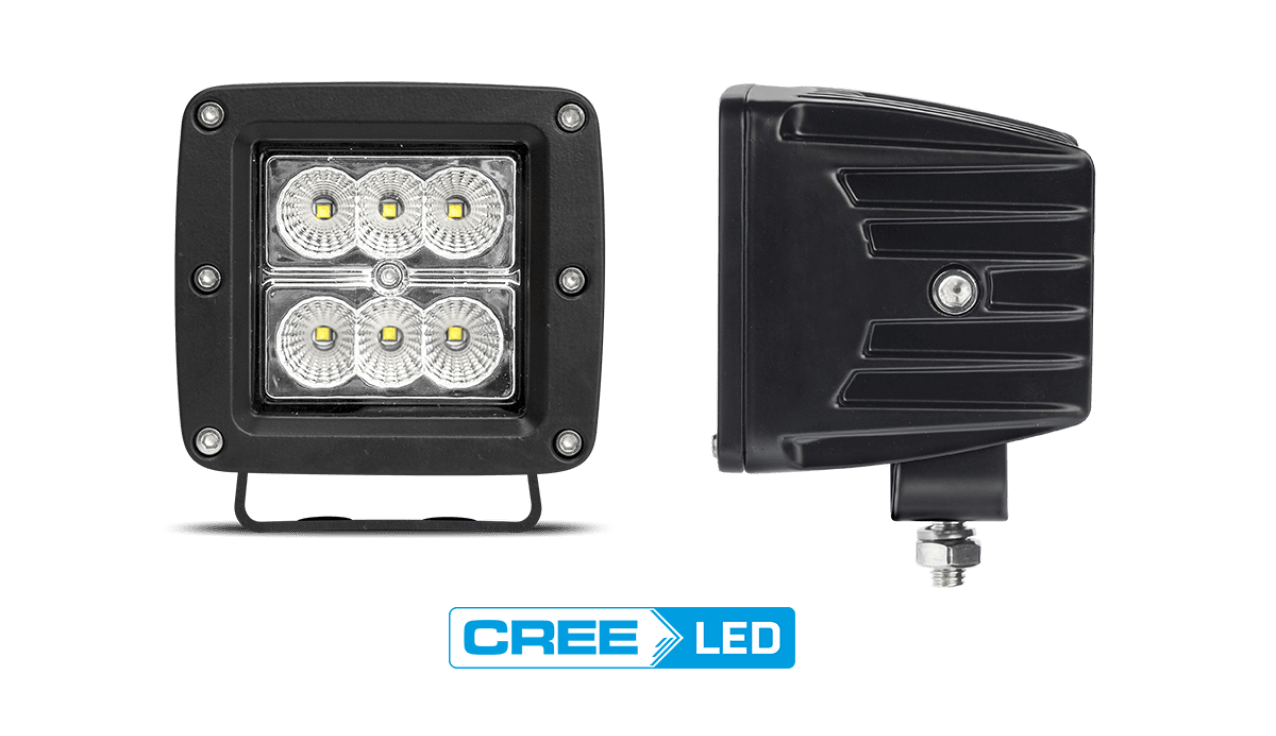 SHARK yksipuoleinen Side Shooter LED-valo, CREE LED, 45 W (pari)